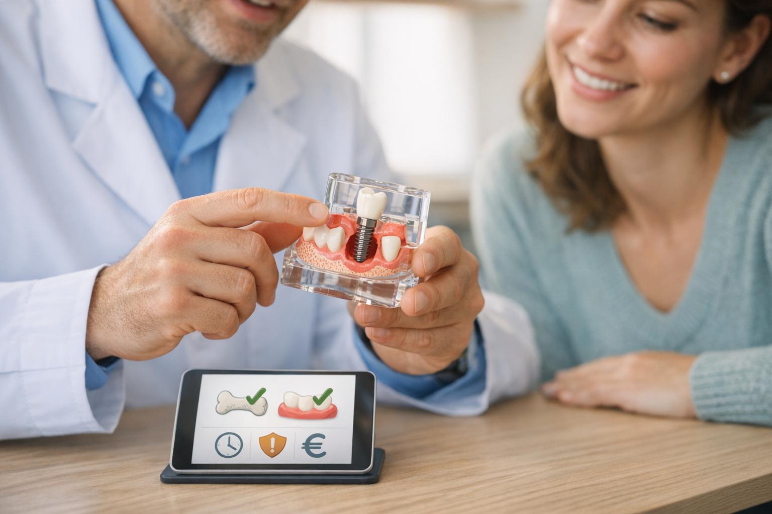 Sofortimplantat: Voraussetzungen, Vor- und Nachteile